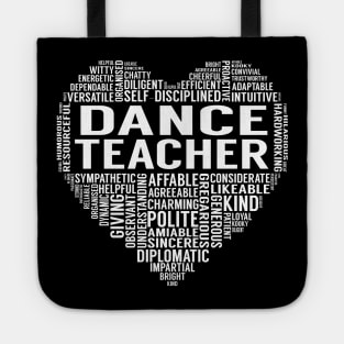 Dance Teacher Heart Tote