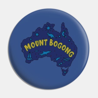 AUSSIE MAP MOUNT BOGONG Pin