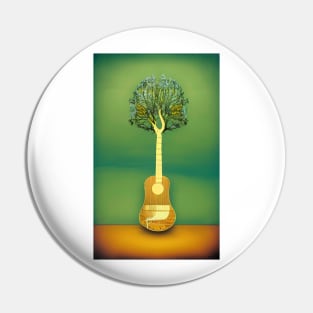 Acoustic Guitar Tree Of Life Guitar Player Nature Guitaris Pin