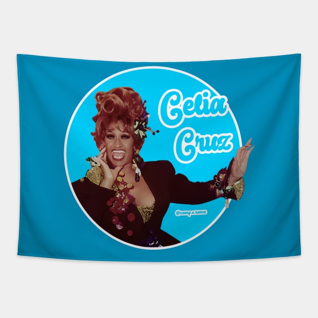 Celia Cruz Tapestry by Camp.o.rama