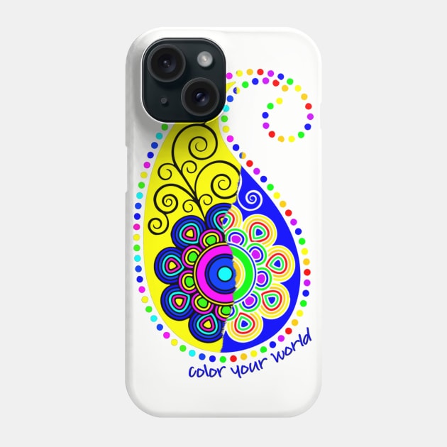 Color your World Phone Case by AlondraHanley