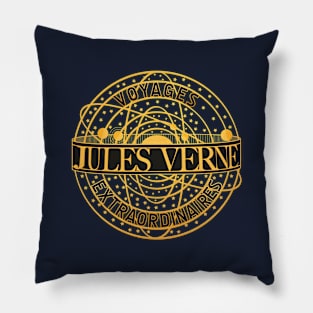 Voyages Extraordinaires Pillow