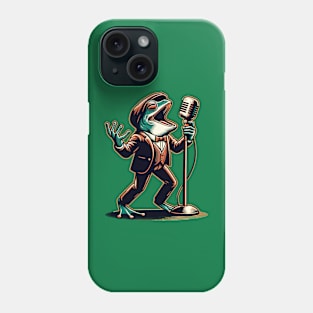 Singing frog Phone Case