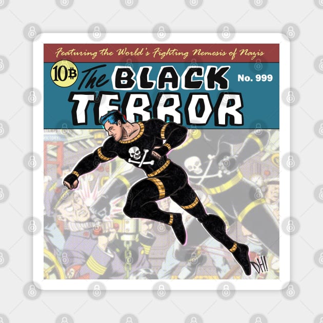 The Black Terror Magnet by Doc Multiverse Designs