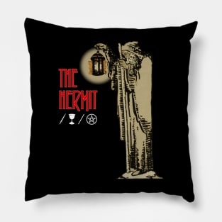 The Hermit Tarot Card - 70s Rock Parody Pillow