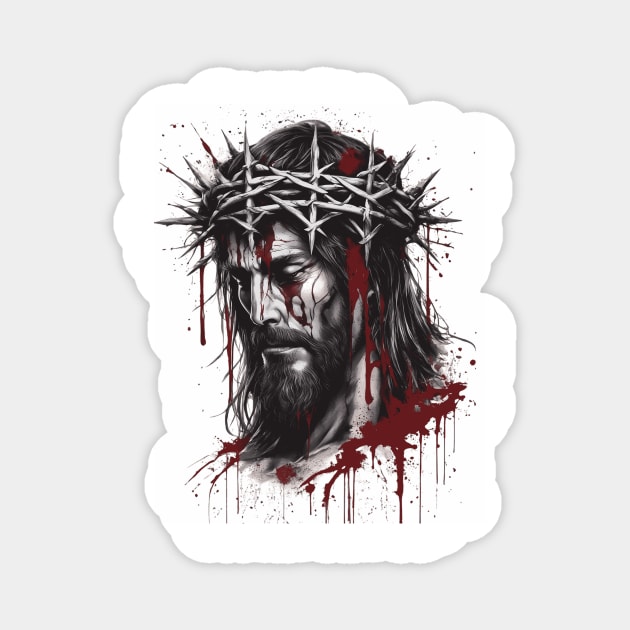 The Sufferings of Jesus Christ Magnet by animegirlnft