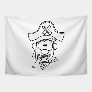 A school pirate Tapestry