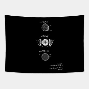 Golf Ball Vintage Patent Drawing Tapestry