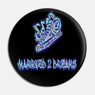 Married2Breaks Custom Designed "Break Ice" Logo Pin