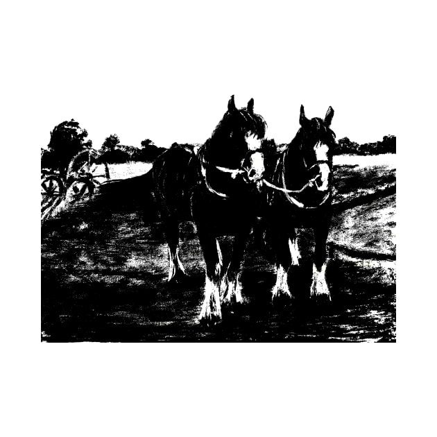 Plough Horses by Jaana Day