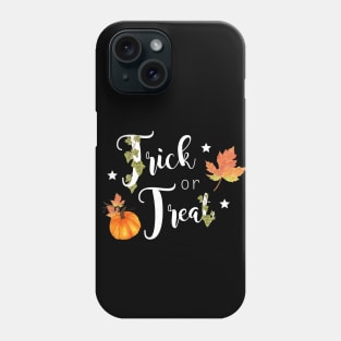 Trick or treat halloween Phone Case