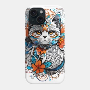 Cut Cat Art Phone Case