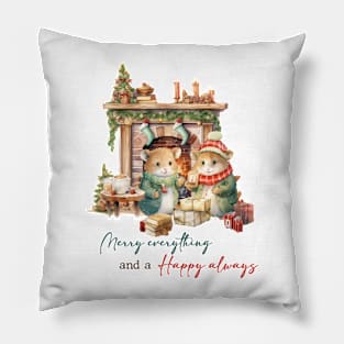 Christmas Wishes Quote Pillow