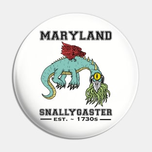 Maryland Cryptid the Snallygaster Pin