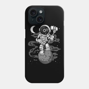 Astronaut Selfie Cardano Crypto ADA Coin To The Moon Token Cryptocurrency Wallet Cardano HODL Birthday Gift For Men Women Kids Phone Case