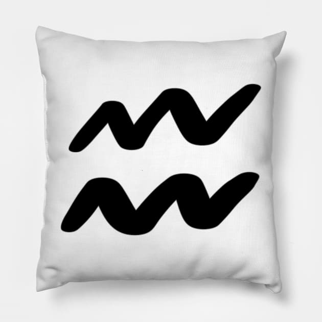 Aquarius Pillow by notastranger