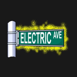 Electric Avenue Street Sign T-Shirt