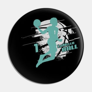 LaMelo Ball Charlotte Silhouette Pin