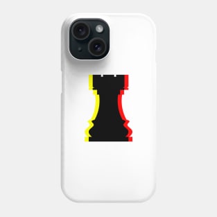 Trippy Rook Piece (Yellow and Red) Phone Case