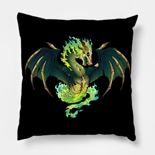 Halloween Bone Dragon Pillow