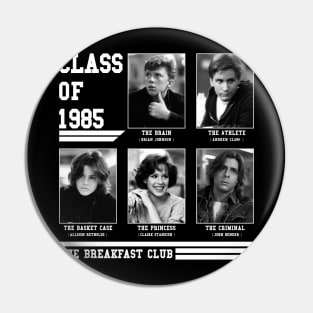 Breakfast Club - Class 1985 Pin