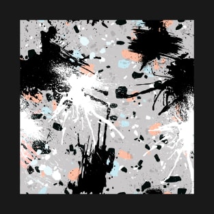 Abstract Splatter Artwork T-Shirt