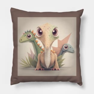 Die drei lieben Pterosaurier Pillow