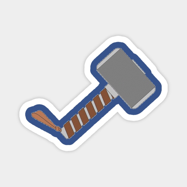 Mjolnir Magnet by jmtaylor