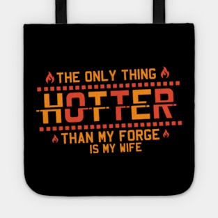 Funny Blacksmith Hot Farrier Wife Tote