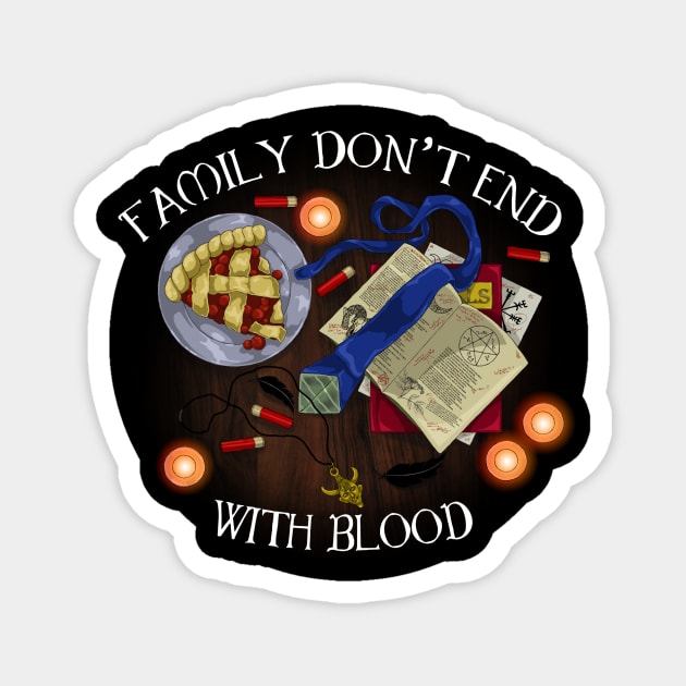 Family Don't End With Blood Magnet by TheTrickyOwl