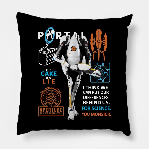 Portal Pillow by red-leaf