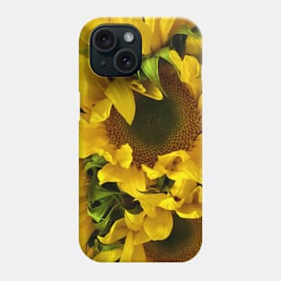 Natural Sunflower Print Phone Case