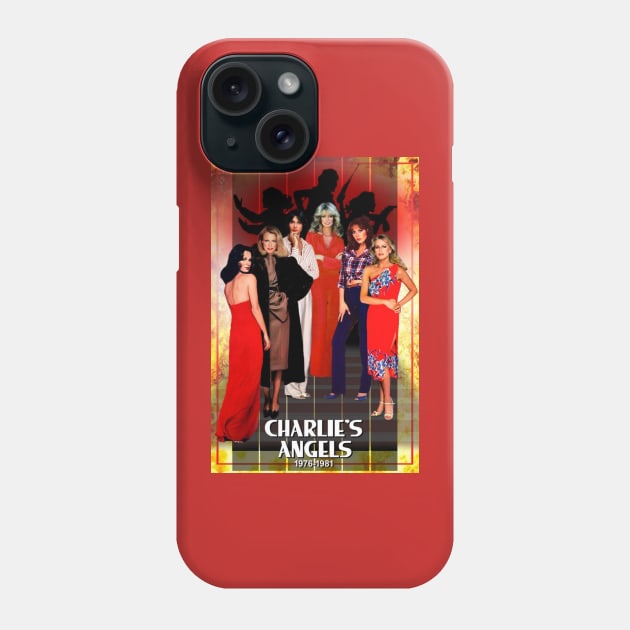 charlies angels Phone Case by fonchi76