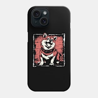 Retro Art Shiba Inu Dog Lover Phone Case