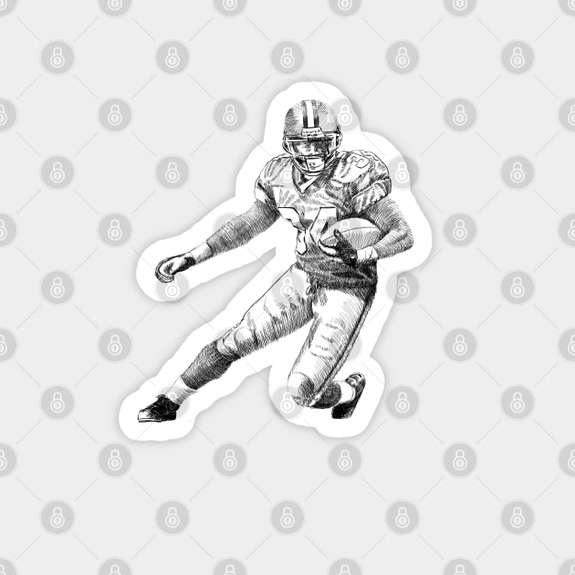 American football Magnet by sibosssr