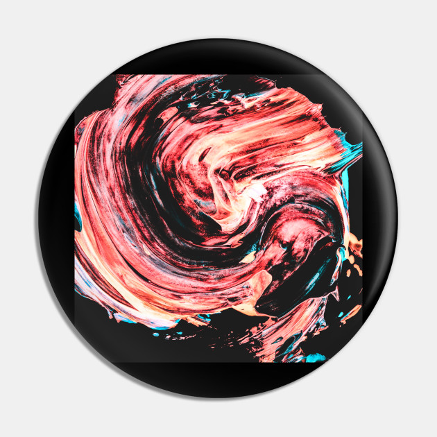 Abstract Splatter Paint V2 Abstract Marble Liquid Pin Teepublic