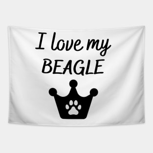 I love my Beagle Tapestry