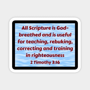 Bible Verse 2 Timothy 3:16 Magnet