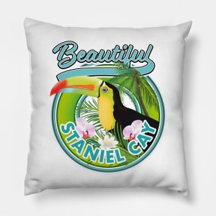 Staniel Cay Travel logo Pillow