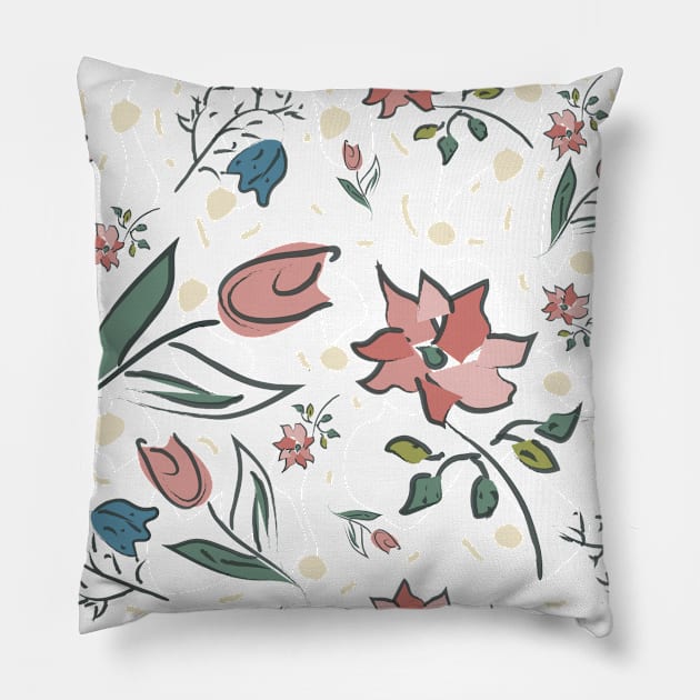 Floral Pillow by Creative Meadows