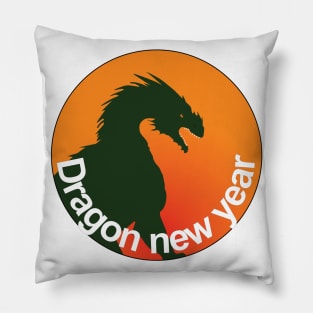 Dragon dedicated to Chinese New Year Pillow