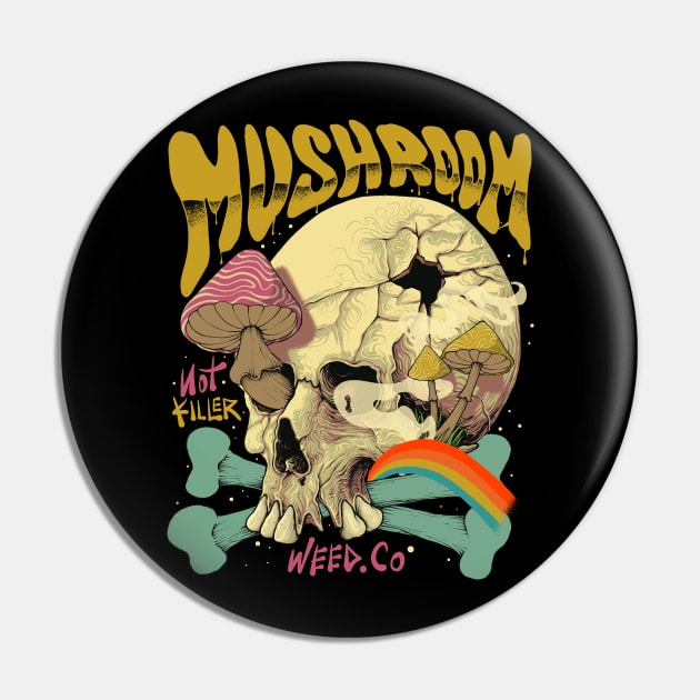 Mushroom Pin by BERKAH SERAWUNG