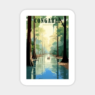 Congaree National Park Travel Poster Magnet
