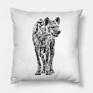 Spotted Hyena Pillow