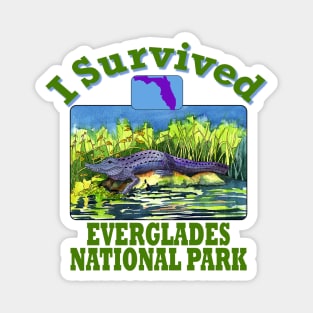 I Survived Everglades National Park, Florida Magnet