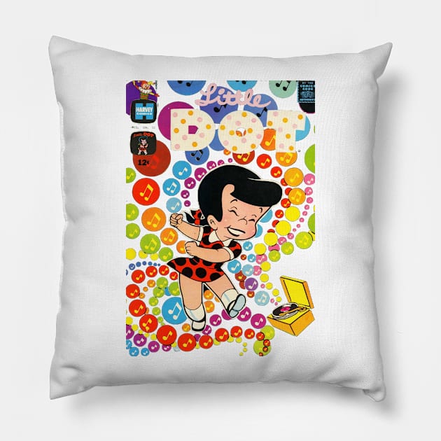 Little Dot Remix Pillow by Fun Ideas Productions