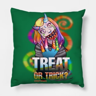 Candy Monster - Drawlloween2018 Pillow