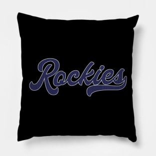 Rockies Embroided Pillow