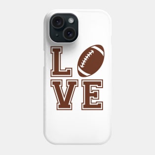 American Football LOVE Phone Case