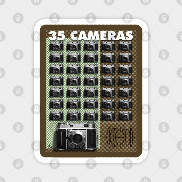 35 Cameras - Kodak Retina IIa Magnet by denniswilliamgaylor